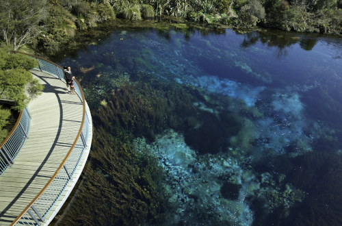 чистейшее озеро в Новой Зеландии