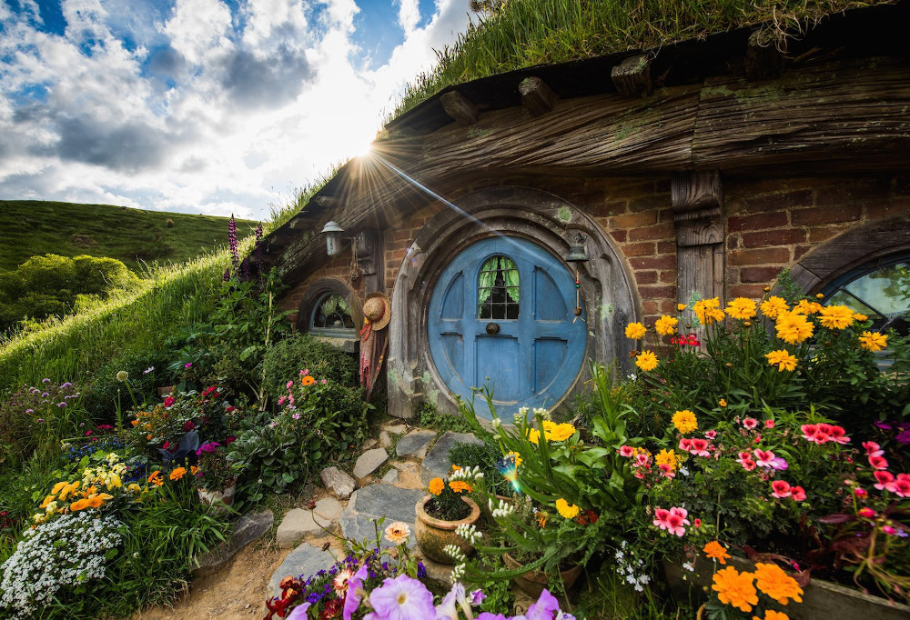 Пейзаж Новой Зеландии, напоминающий о Средиземье